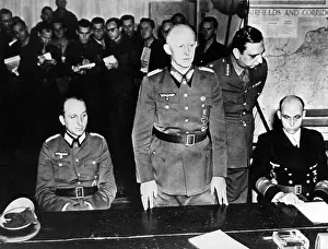 Eisenhower: Alfred Jodl at the surrender of the Armed Forces in Reims