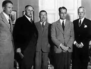 Adjutant: Alfred Leitgen, Karl Haushofer, Dr. Wagner, Rudolf Hei a