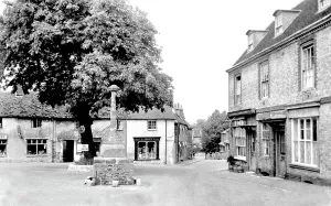Alfriston: Alfriston, Market Square c1955