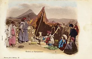 Algerians: Algeria - Biskra - Nomadic Encampment