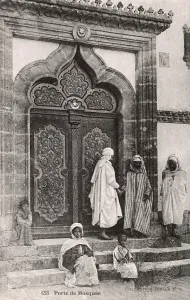 Entranceway: Algeria - Decorated Doorway of a mosque