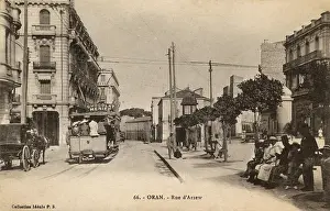 Chocolat: Algeria - Oran - Rue d'Arzew