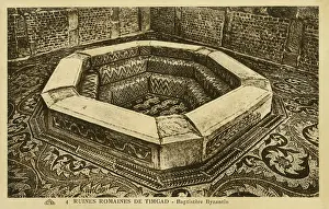 Ablution: Algeria - Timgad - Byzantine Baptism Pool