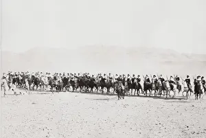 Algerian: Algerian cavalry, mounted on their horses Algeria