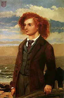 Madox: Algernon Charles Swinburne, by Ford Madox Brown
