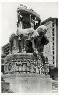 Gras: Algiers, Algeria - Landowski's Monument to the Dead of WW1