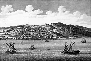 C1780: ALGIERS/FROM SEA C1780