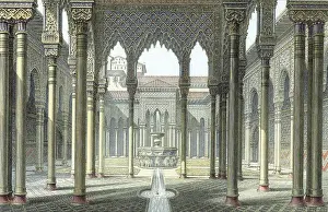 1530: Alhambra palace of Moorish kings of Granada partly