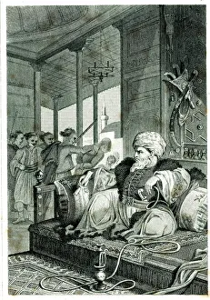 Plump: Ali Pasha with hookah
