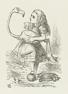 Alice with the Flamingo