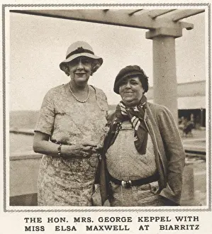 Mistresses: Alice Keppel and Elsa Maxwell at Biarritz in 1933