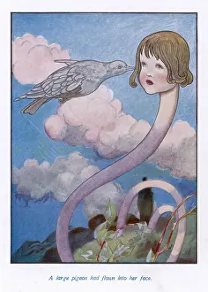 Stretches: Alice and the pigeon