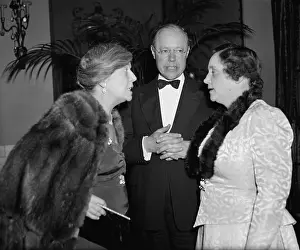 Lcgr1308: Alice Roosevelt Longworth with Senator and Mrs