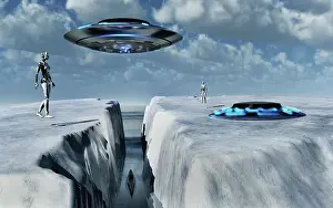 Iceberg: Alien activity at the Antarctic site of the top