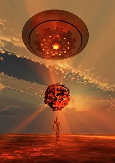Beam: An alien android explorer on an exoplanet and