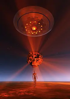 Beam: An alien android explorer on an exoplanet and