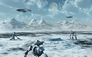 Cybernetic: An alien base located in the Antarctic
