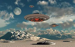 Conspiracy: Alien base with UFOs located in the Antarctic