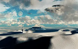 Conspiracy: Alien base with UFOs located in the Antarctic