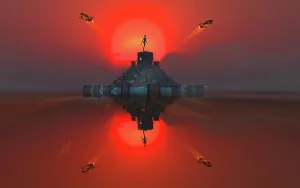 Pyramid: An alien civilization established on a planet