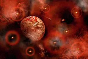 Cosmic: An alien exoplanet located in a distant star cluster
