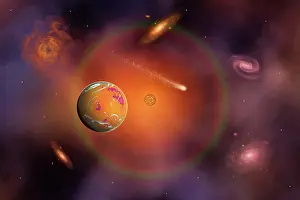 Cosmic: An alien exoplanet orbiting its distant sun