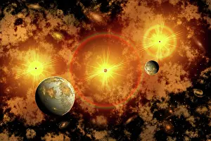 Cosmic: Alien exoplanets orbiting a distant star cluster