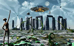 Slim: Alien interdimensional beings recharge their vehicles at ?