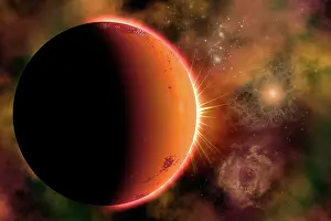 Planetary: An alien planet in orbit around a binary star system
