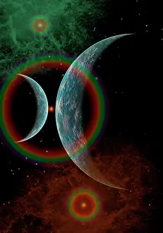 Concentric: Two alien planets in a distant part of the Milky Way galaxy