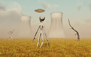 Haze: Alien and UFO activity at a nuclear power station