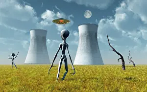 Aliens: Alien and UFO activity at a nuclear power station