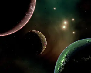 Semicircle: Alien worlds that orbit different types of stars