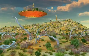 Searching: Aliens searching for a missing spacecraft & crew member