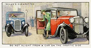 Alighting: Alighting from Car
