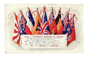 Chancellors: All the flags of the Allies fanned out