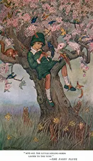 Fyleman: And all the little singing birds