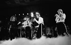 Rehearsing: Alla Pugacheva and Herreys Pop Group