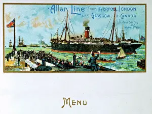 Menu: Allan Line menu