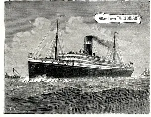 Monthly: Allan Liner steamship, Victorian