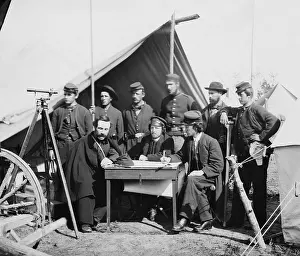 Pinkerton: Allan Pinkerton, head of the Union Intelligence