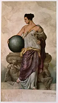 Keller: Allegorical female figure, Science