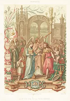 Censer: Allegorical figures of the Middle Ages and the Renaissance