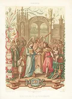 Charles Louandre: Allegorical figures of the Middle Ages and the Renaissance