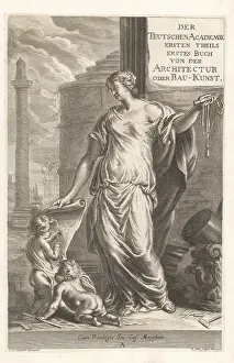 Compasses: Allegorical frontispiece with personification
