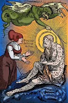 Pandemic: Allegorical Illustration of Plague