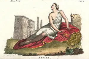 Bushel: Allegorical representation of Africa