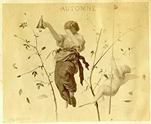 Snuff: Allegory of autumn snuffing out the flowers