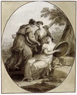 Kaufmann: Allegory of the Fall, by Angelika Kaufmann