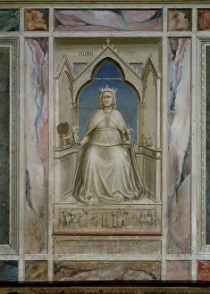 Symbolizing: Allegory of Justice, painted by Giotto